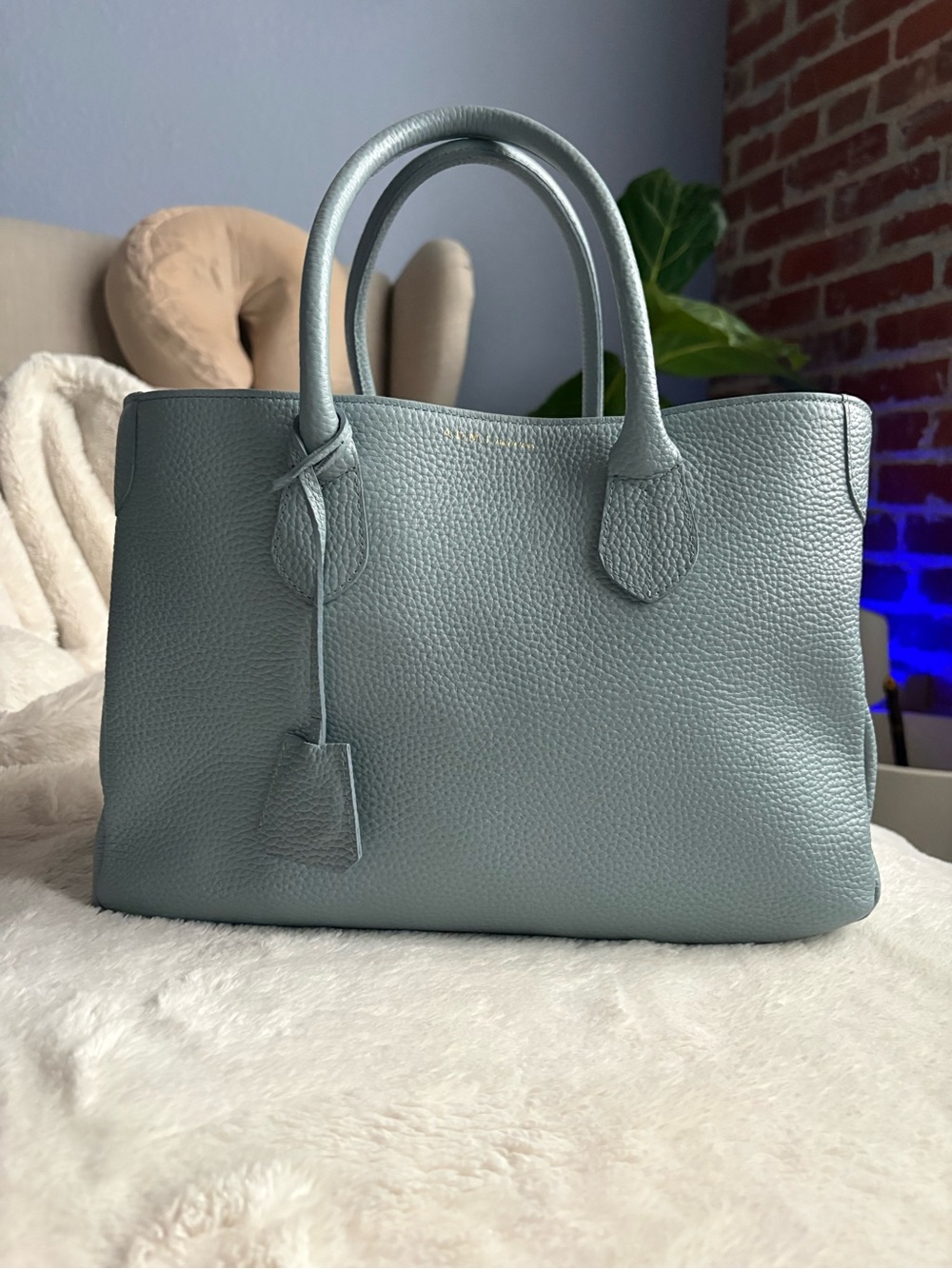 ADMJ Leather Tote Bag